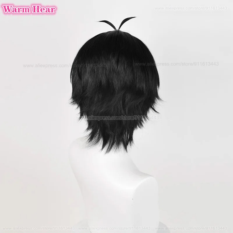 Cosplay Anime Black Hair - f,5.g'6\j/8,Yu Nishinoya Synthetic Anime Cos Short