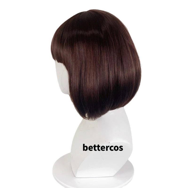 Cosplay Anime Black Hair - 3,v;5'h\8/Akiko Yosano Anime Short Bob Purple-Black