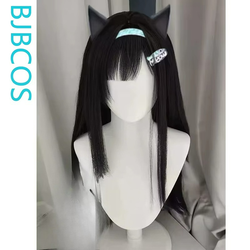 Cosplay Anime Black Hair - [Styled Wig]Mint Cosplay Wig Game Anime