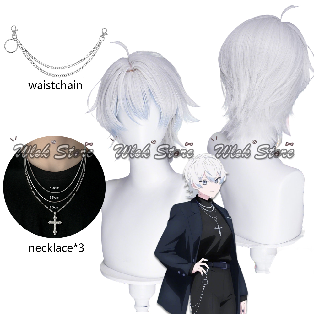 Anime Needy Girl Overdose Kara - đánh giá và giá Cosplay Anime White Hair