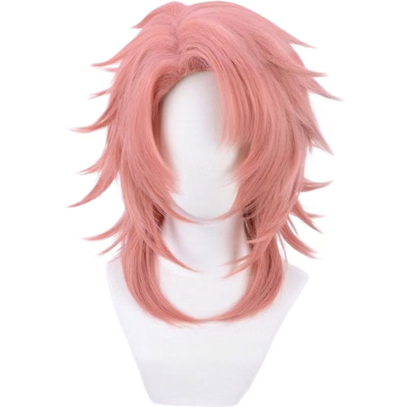 Sabito Cosplay Wig Pink Orange - đánh giá và giá Anime Cosplay Orange Hair