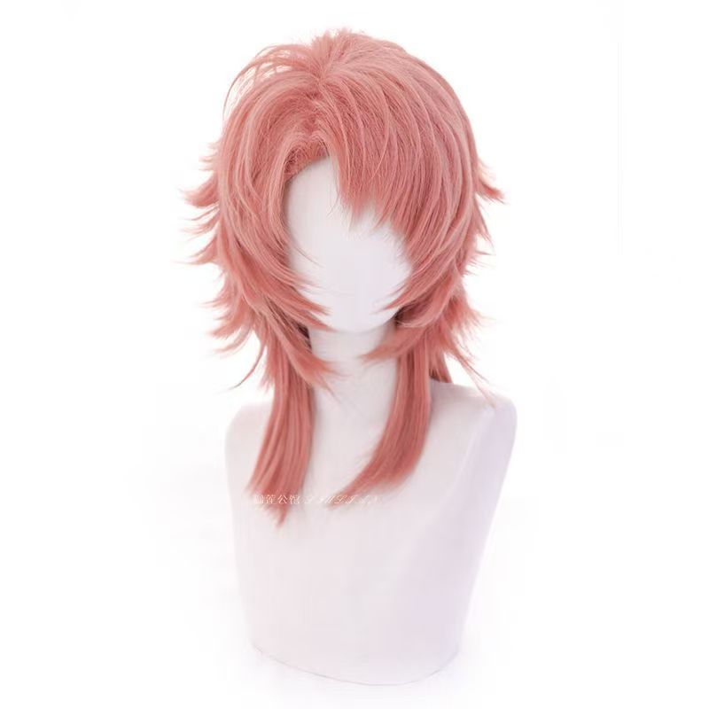 Sabito Cosplay Wig Pink Orange - đánh giá và giá Anime Cosplay Orange Hair
