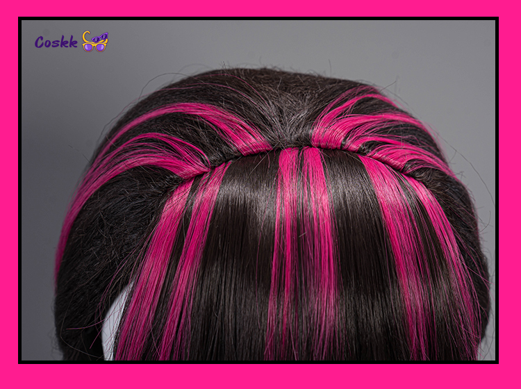 Draculauraa Cosplay Wig  Long  - đánh giá và giá Cosplay Anime Black Hair