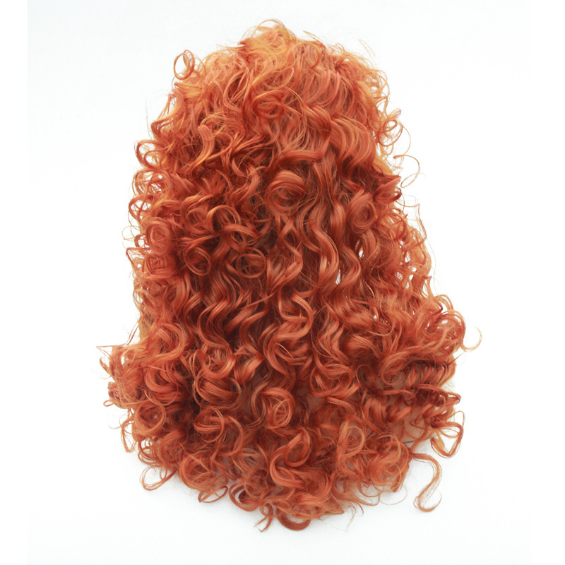 Anime Wigs Brave Legend Brave  - đánh giá và giá Anime Cosplay Orange Hair