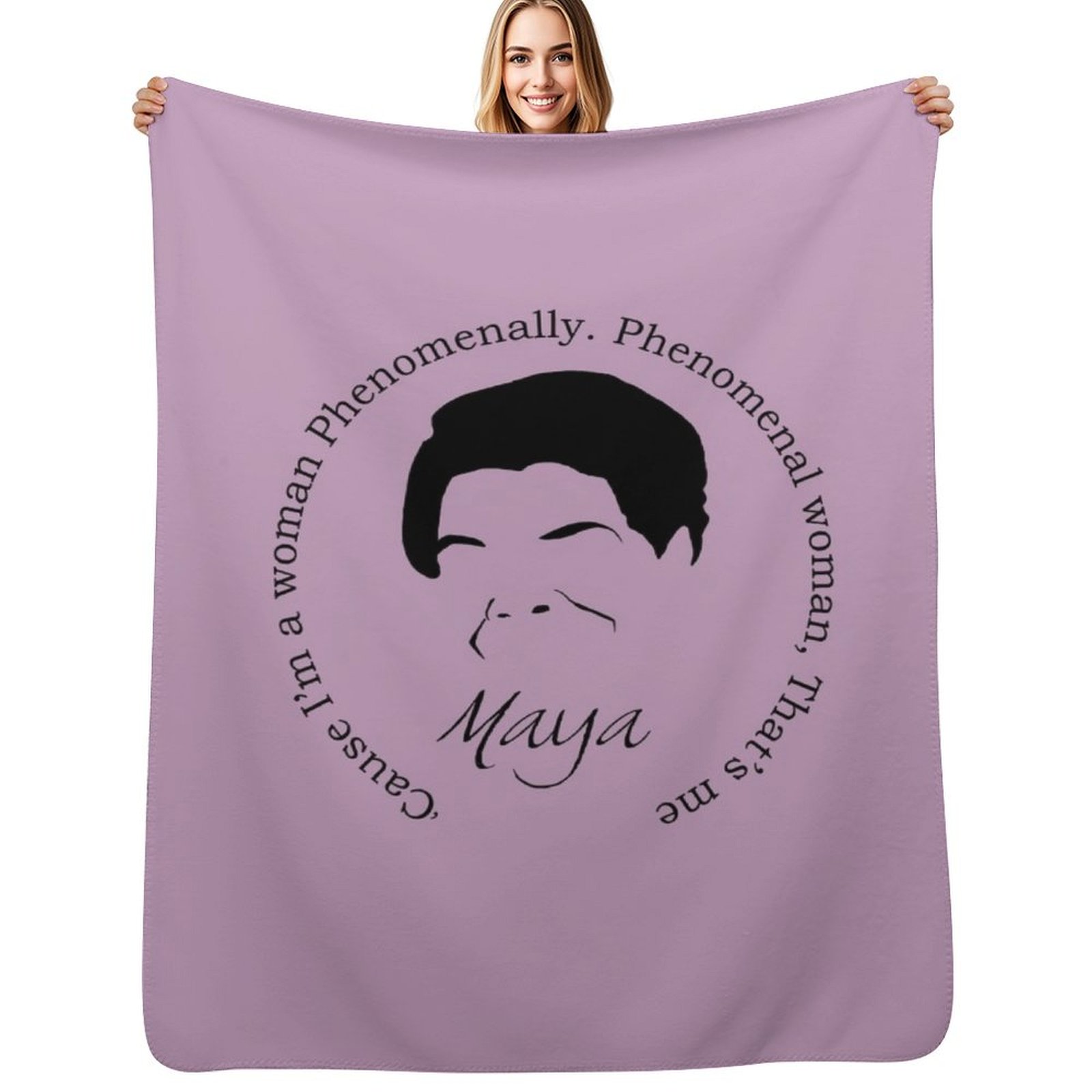 Maya Angelou Quote Throw Blank - đánh giá và giá Anime Cosplay Quotes