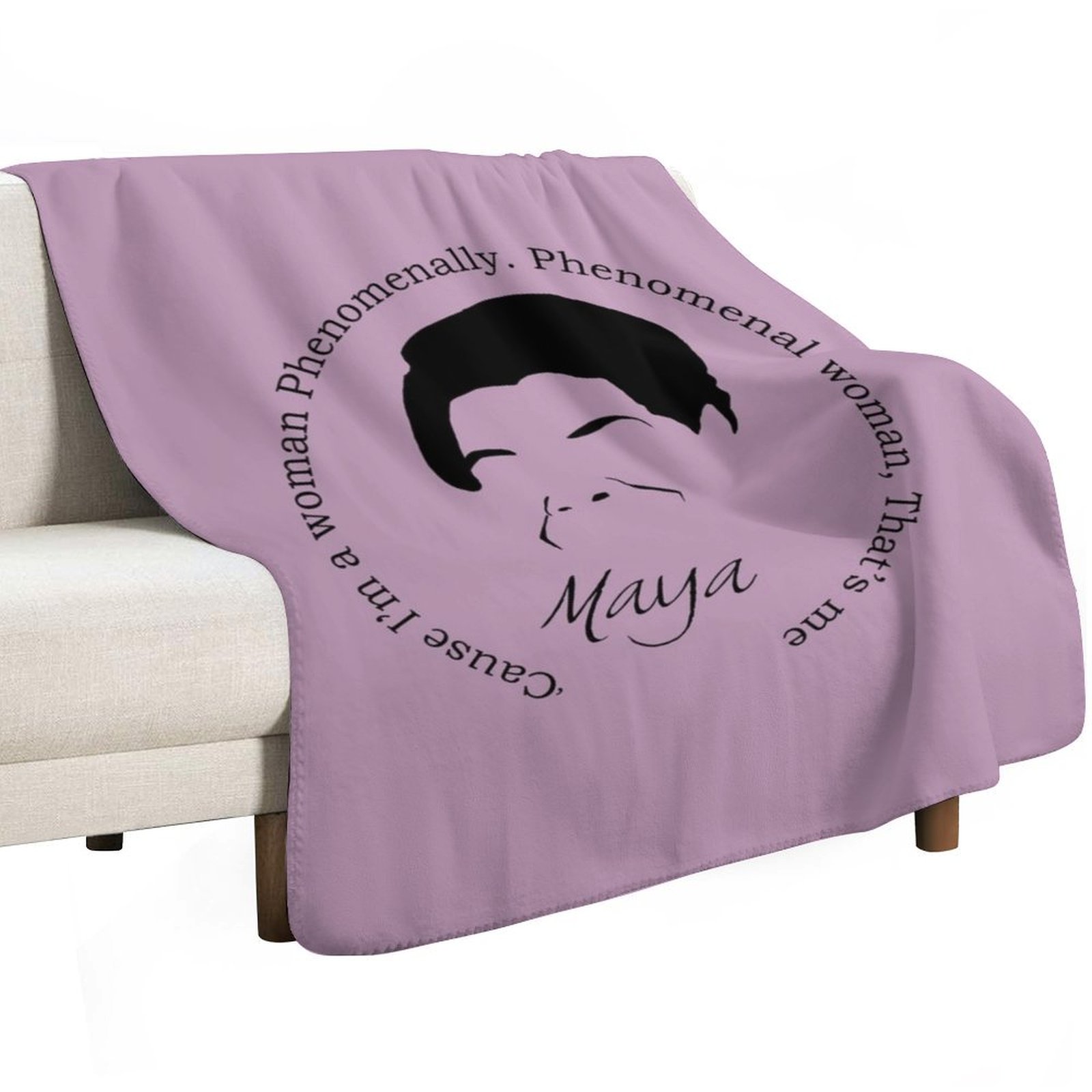 Maya Angelou Quote Throw Blank - đánh giá và giá Anime Cosplay Quotes
