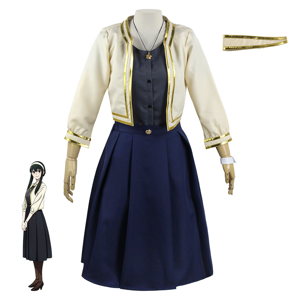 Anime spy x family Yor Forger  - đánh giá và giá Cosplay Anime Black Hair