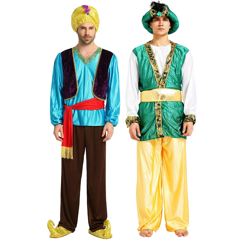 Men Cosplay Aladdin Lamp Genie - đánh giá và giá Anime Cosplay India