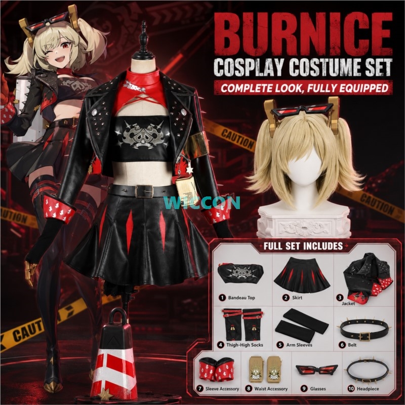 Burnice White Cosplay Costume  - đánh giá và giá Cosplay Anime White Hair