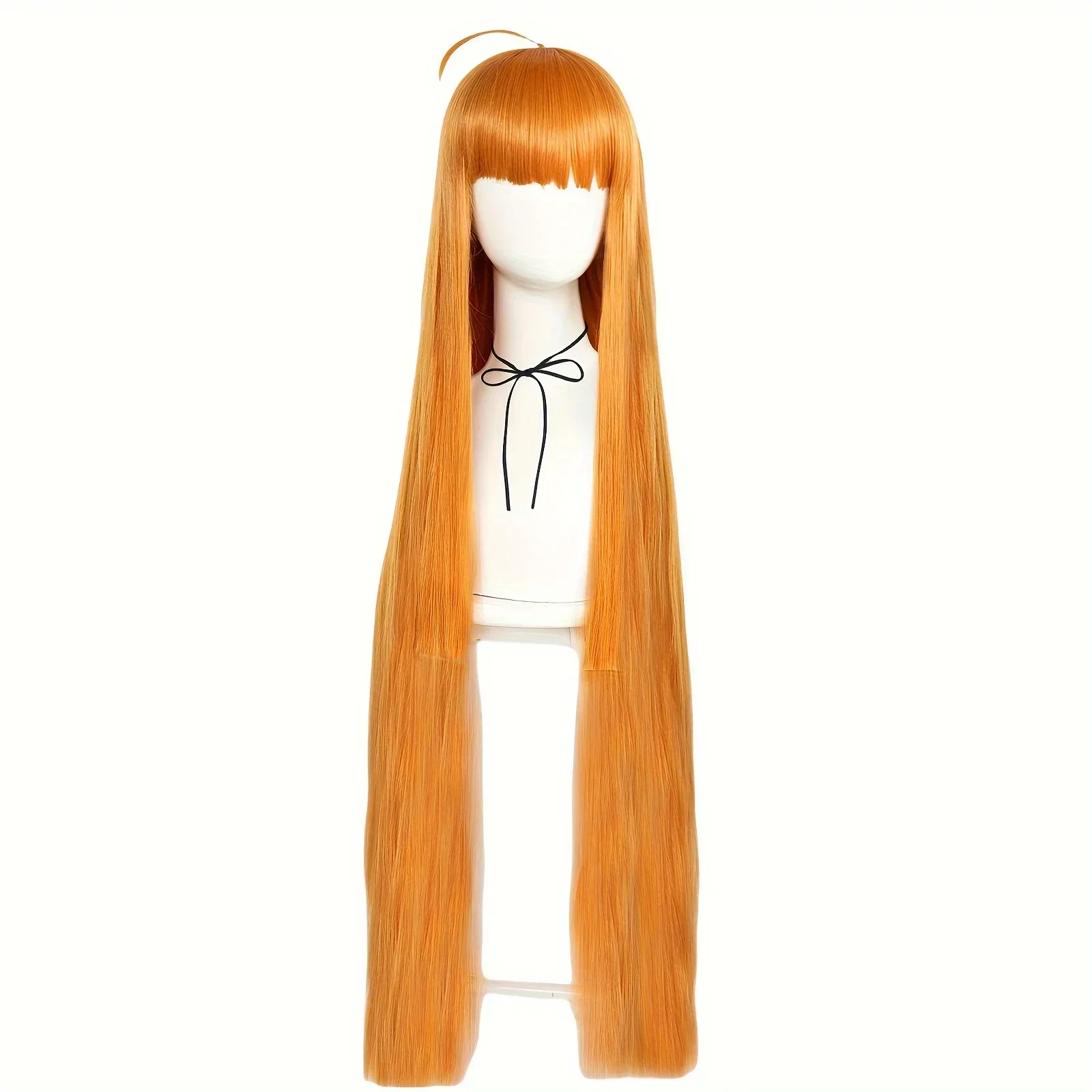 Long Orange Futaba Sakura Styl - đánh giá và giá Anime Cosplay Orange Hair
