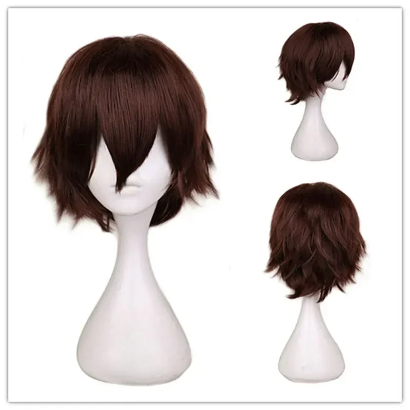 QQXCAIW Male Wig Black White P - đánh giá và giá Cosplay Anime White Hair