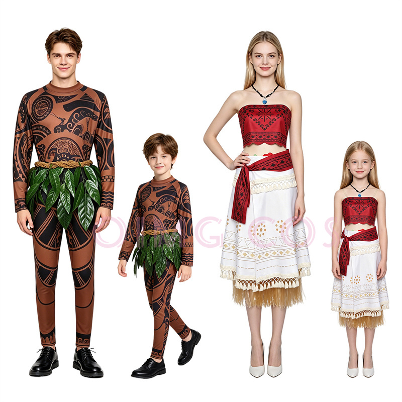 Moanaa Maui‌i Cosplay Costume  - đánh giá và giá Anime Cosplay Costumes Female