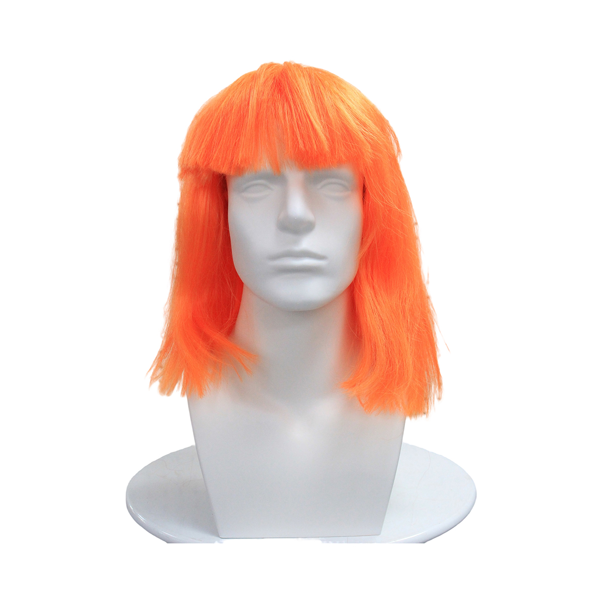 Men's Bright Orange Straight S - đánh giá và giá Anime Cosplay Orange Hair