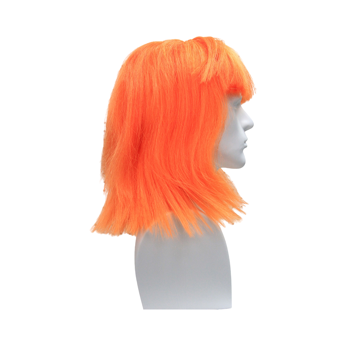 Men's Bright Orange Straight S - đánh giá và giá Anime Cosplay Orange Hair