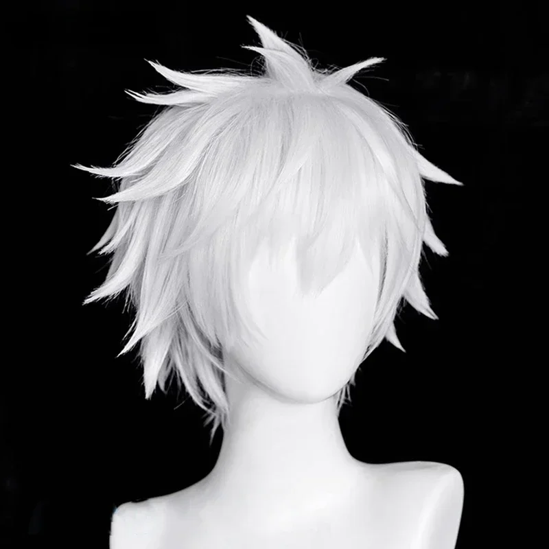 Cosplay White Gojo Satoru Wig  - đánh giá và giá Cosplay Anime White Hair