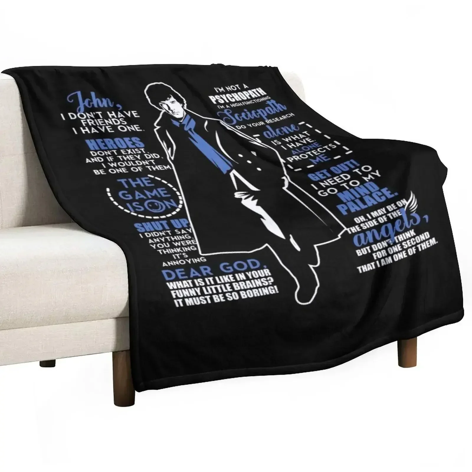 Quotes. V2.0 Throw Blanket val - đánh giá và giá Anime Cosplay Quotes