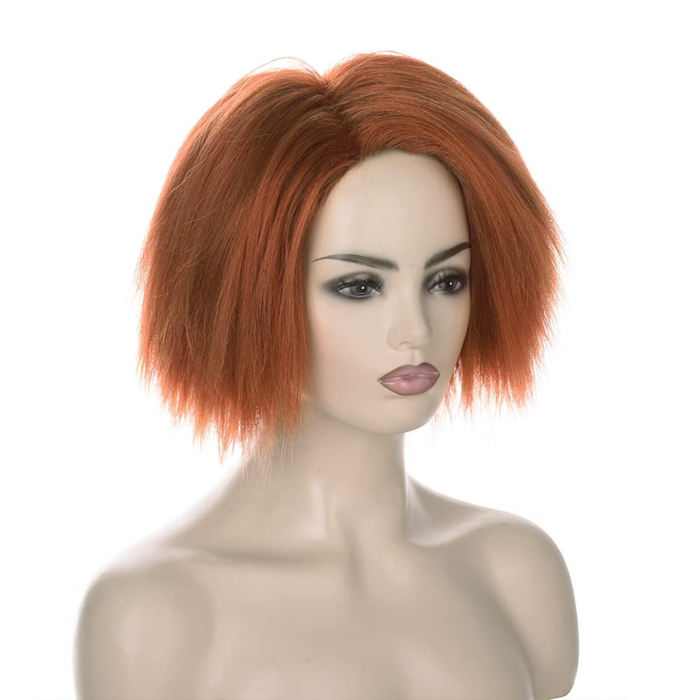 Short Orange Brown Yaki Wig An - đánh giá và giá Anime Cosplay Orange Hair