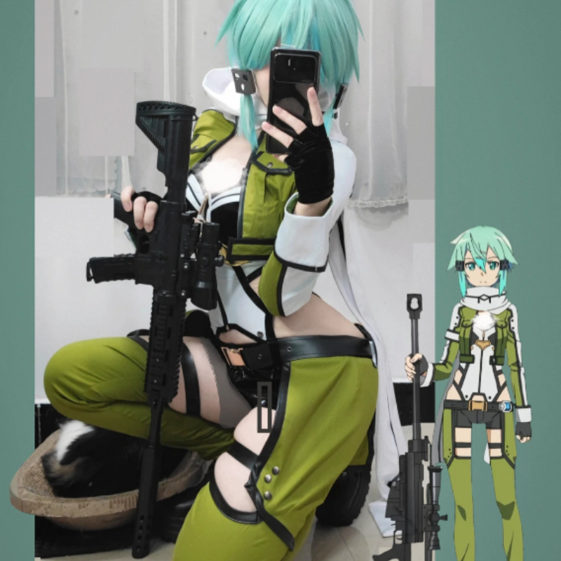 SAO Sword Art Online GGO Sinon - đánh giá và giá Cosplay Anime Online