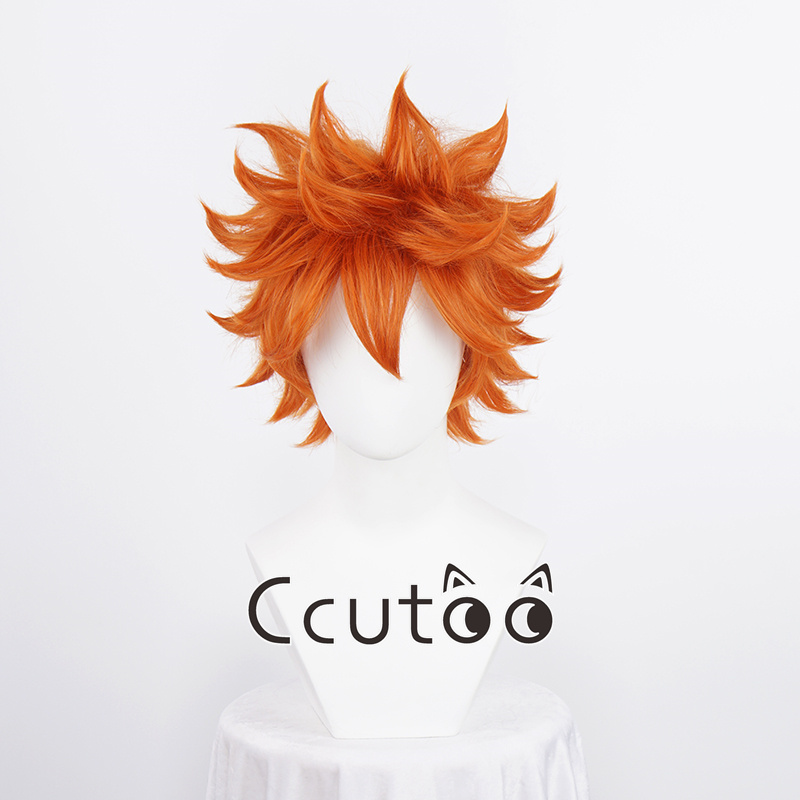 New Anime Hinata Shoyo Cosplay - đánh giá và giá Anime Cosplay Orange Hair