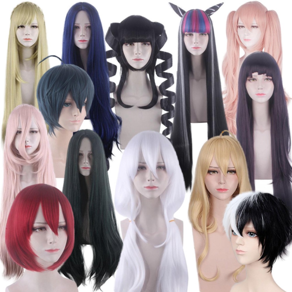 Danganronpa V3 Cosplay Wig Set - đánh giá và giá Cosplay Anime White Hair