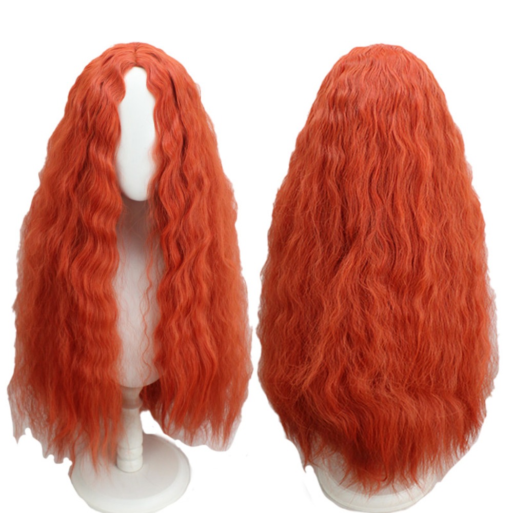 Malenia Cosplay Wig Orange Red - đánh giá và giá Anime Cosplay Orange Hair