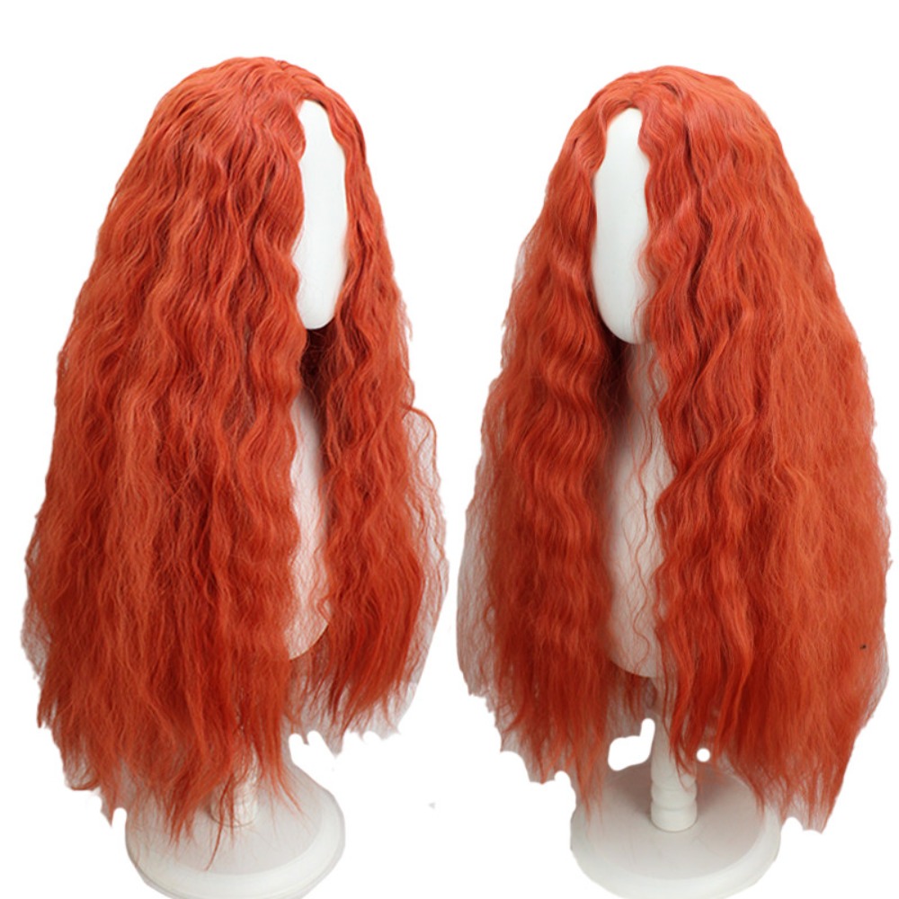 Malenia Cosplay Wig Orange Red - đánh giá và giá Anime Cosplay Orange Hair