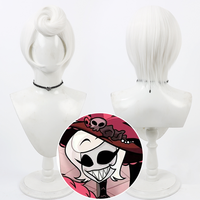 Game Hazbin Rosie Cosplay Anim - đánh giá và giá Cosplay Anime White Hair